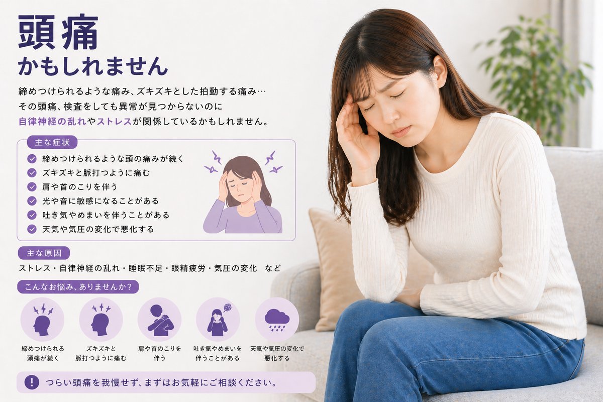 頭痛の症状チェックリスト
